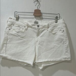 J. Crew White Jean Shorts